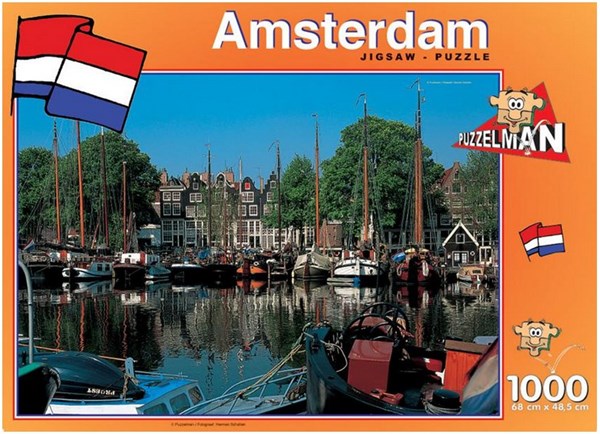 PuzzelMan (432) - "Netherlands, Amsterdam" - 1000 pieces puzzle