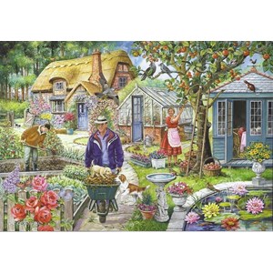 The House of Puzzles (2391) - "Find the Differences No.1, In The Garden" - 1000 pieces puzzle