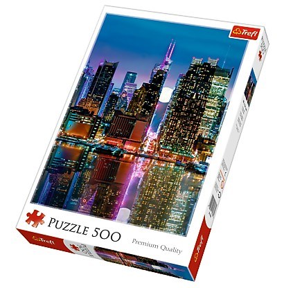 Trefl (37261) - "Manhattan, New York" - 500 pieces puzzle
