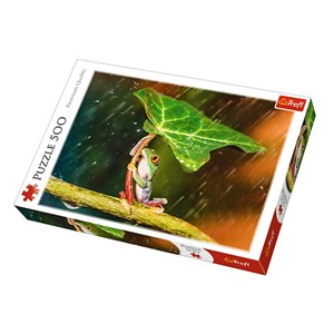 Trefl (37288) - "Green Umbrella" - 500 pieces puzzle