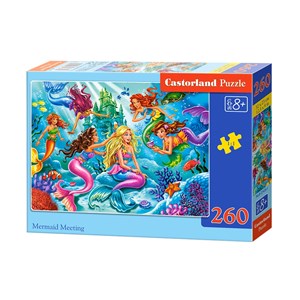 Castorland (B-27439) - "Mermaid Meeting" - 260 pieces puzzle