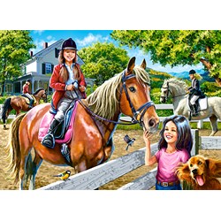 Castorland (B-030095) - "Horse Riding" - 300 pieces puzzle