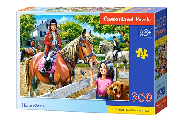 Castorland (B-030095) - "Horse Riding" - 300 pieces puzzle