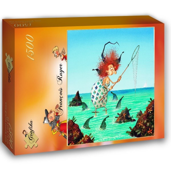 Grafika (02150) - François Ruyer: "The Witch" - 1500 pieces puzzle