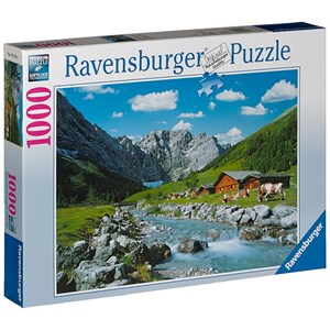 Ravensburger (19216) - "Karwendel Mountains, Austria" - 1000 pieces puzzle