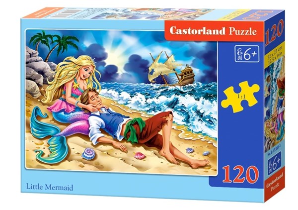 Castorland (B-13388) - "Little Mermaid" - 120 pieces puzzle