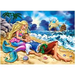 Castorland (B-13388) - "Little Mermaid" - 120 pieces puzzle