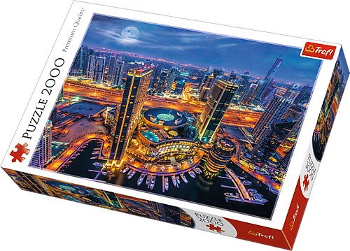 Trefl (27094) - "Lights of Dubai" - 2000 pieces puzzle