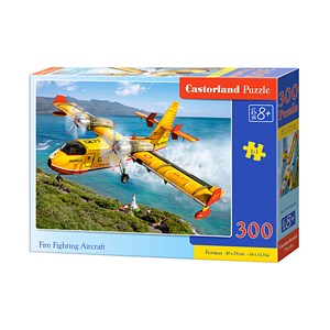 Castorland (B-030026) - "Fire Fighting Aircraft" - 300 pieces puzzle