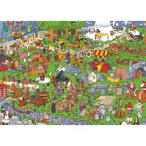 PuzzelMan (121) - "Each his own Europe" - 1000 pieces puzzle