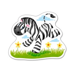 Castorland (B-005017) - "African Animals" - 3 4 6 9 pieces puzzle