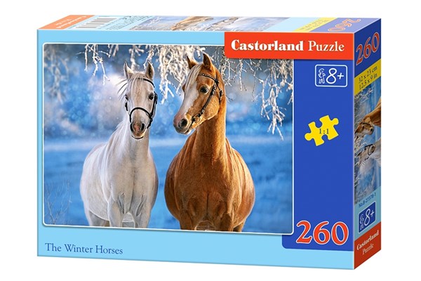 Castorland (B-27378) - "The Winter Horses" - 260 pieces puzzle