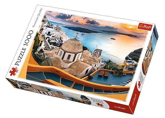 Trefl (10445) - "Santorini" - 1000 pieces puzzle