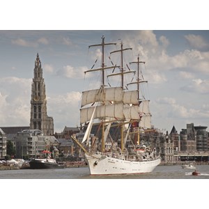 PuzzelMan (405) - "Belgium, Antwerp" - 1000 pieces puzzle
