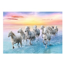 Trefl (37289) - "Galloping White Horses" - 500 pieces puzzle