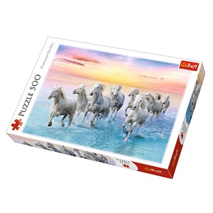 Trefl (37289) - "Galloping White Horses" - 500 pieces puzzle