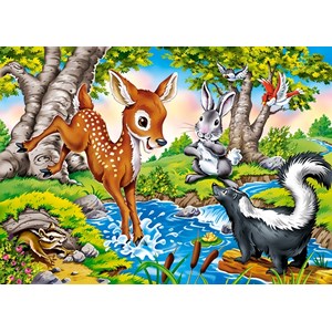 Castorland (B-27446) - "Forest Animals" - 260 pieces puzzle