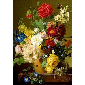 Trefl (26120) - "Flower Bouquet" - 1500 pieces puzzle