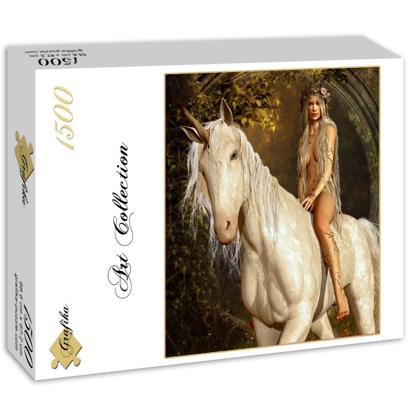 Grafika (00801) - "Unicorn and Elf" - 1500 pieces puzzle