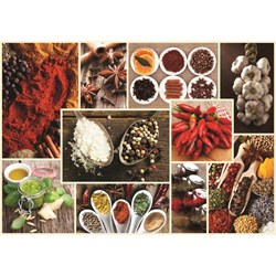 Trefl (10470) - "Collage - Spices" - 1000 pieces puzzle