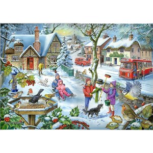 The House of Puzzles (2728) - "In The Snow" - 1000 pieces puzzle