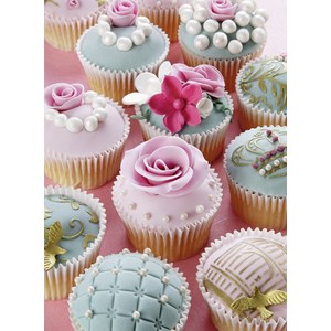 Ravensburger (14908) - "Cupcakes + 45 Gems" - 500 pieces puzzle