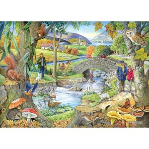 The House of Puzzles (2322) - "Riverside Walk" - 1000 pieces puzzle