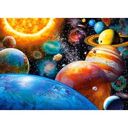 Castorland (B-018345) - "Planets and their Moons" - 180 pieces puzzle