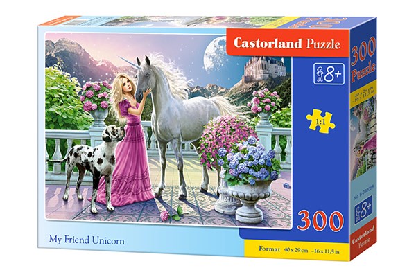 Castorland (B-030088) - "My Friend Unicorn" - 300 pieces puzzle