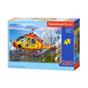 Castorland (B-27248) - "Helicopter Rescue" - 260 pieces puzzle