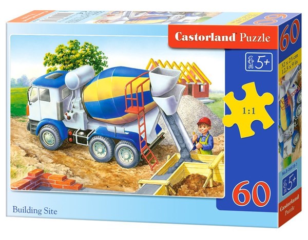 Castorland (B-06618) - "Construction site" - 60 pieces puzzle