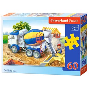 Castorland (B-06618) - "Construction site" - 60 pieces puzzle