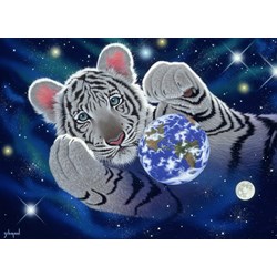 Grafika Kids (01626) - Schim Schimmel: "A Hug For Mother" - 300 pieces puzzle