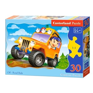Castorland (B-03631) - "Off-Road Ride" - 30 pieces puzzle