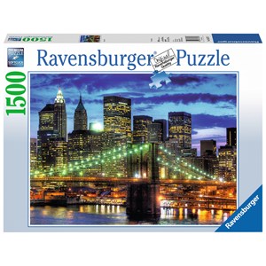Ravensburger (16272) - "Skyline New York City" - 1500 pieces puzzle