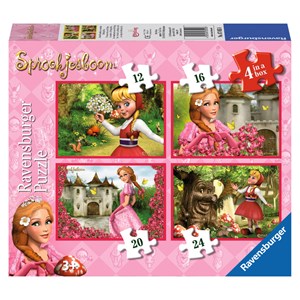 Ravensburger (07055) - "Your girlfriends from the Efteling" - 12 14 20 24 pieces puzzle
