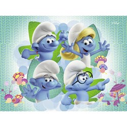 Ravensburger (06920) - "The Smurfs" - 12 16 20 24 pieces puzzle