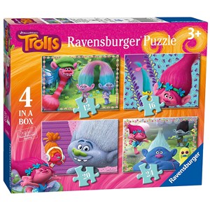 Ravensburger (06864) - "Trolls" - 12 16 20 24 pieces puzzle