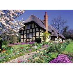 Ravensburger (13684) - "Country house in spring" - 300 pieces puzzle