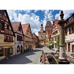 Ravensburger (13607) - "Rothenburg ob der Tauber" - 500 pieces puzzle