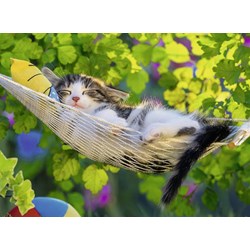 Ravensburger (13204) - "Sleeping Cat" - 300 pieces puzzle