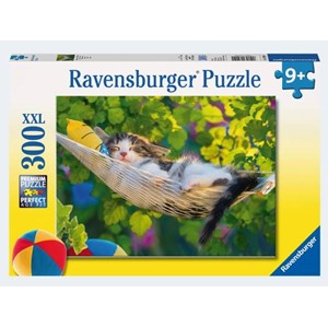 Ravensburger (13204) - "Sleeping Cat" - 300 pieces puzzle