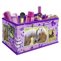Ravensburger (12072) - "Horses, Storage box" - 216 pieces puzzle