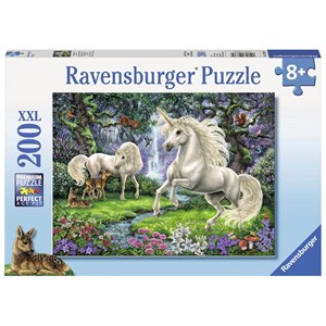 Ravensburger (12838) - "Mystical Unicorns" - 200 pieces puzzle