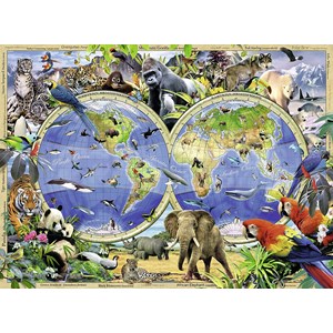Ravensburger (13173) - "World of Wildlife" - 300 pieces puzzle