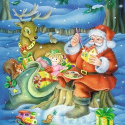Ravensburger (08032) - "Christmas Magic" - 49 pieces puzzle