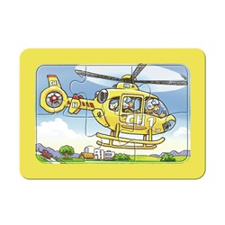 Ravensburger (06115) - "Fire Truck, Police, Ambulance" - 6 pieces puzzle