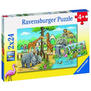 Ravensburger (07806) - "Welcome to the Zoo" - 24 pieces puzzle