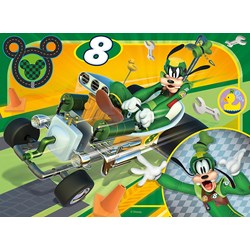Ravensburger - "Mickey and the Roadster Racers" - 12 16 20 24 pieces puzzle