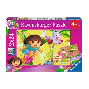 Ravensburger (08877) - "Dora in the Jungle" - 24 pieces puzzle